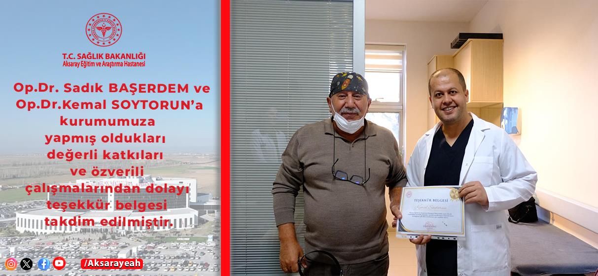 AKSARAY ÜNİVERSİTESİ EĞİTİM VE ARAŞTIRMA HASTANESİ