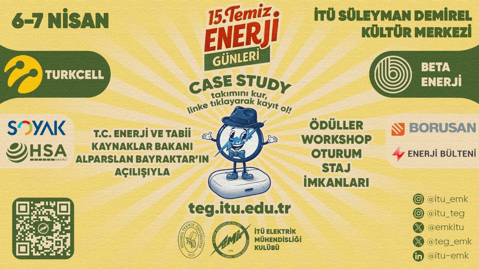 İTÜ’de Dev Zirve: 15. Temiz Enerji Günleri, Enerji Dönüşümünün Nabzını Tutmaya Hazırlanıyor 1 İTÜ’de Dev Zirve: 15. Temiz Enerji Günleri, Enerji Dönüşümünün Nabzını Tutmaya Hazırlanıyor