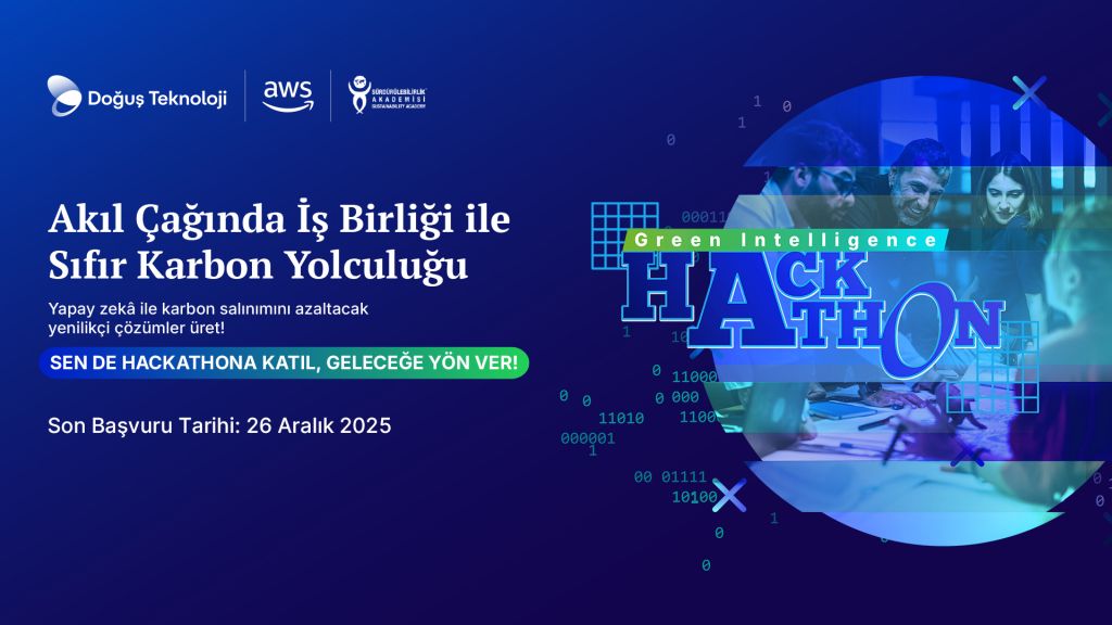 Yapay Zeka ile Karbon Salımını Azaltacak Yenilikçi Çözümlerin Yarışacağı Green Intelligence Hackathon’u Başvuruları Başladı 1 Yapay Zeka ile Karbon Salımını Azaltacak Yenilikçi Çözümlerin Yarışacağı Green Intelligence Hackathon’u Başvuruları Başladı